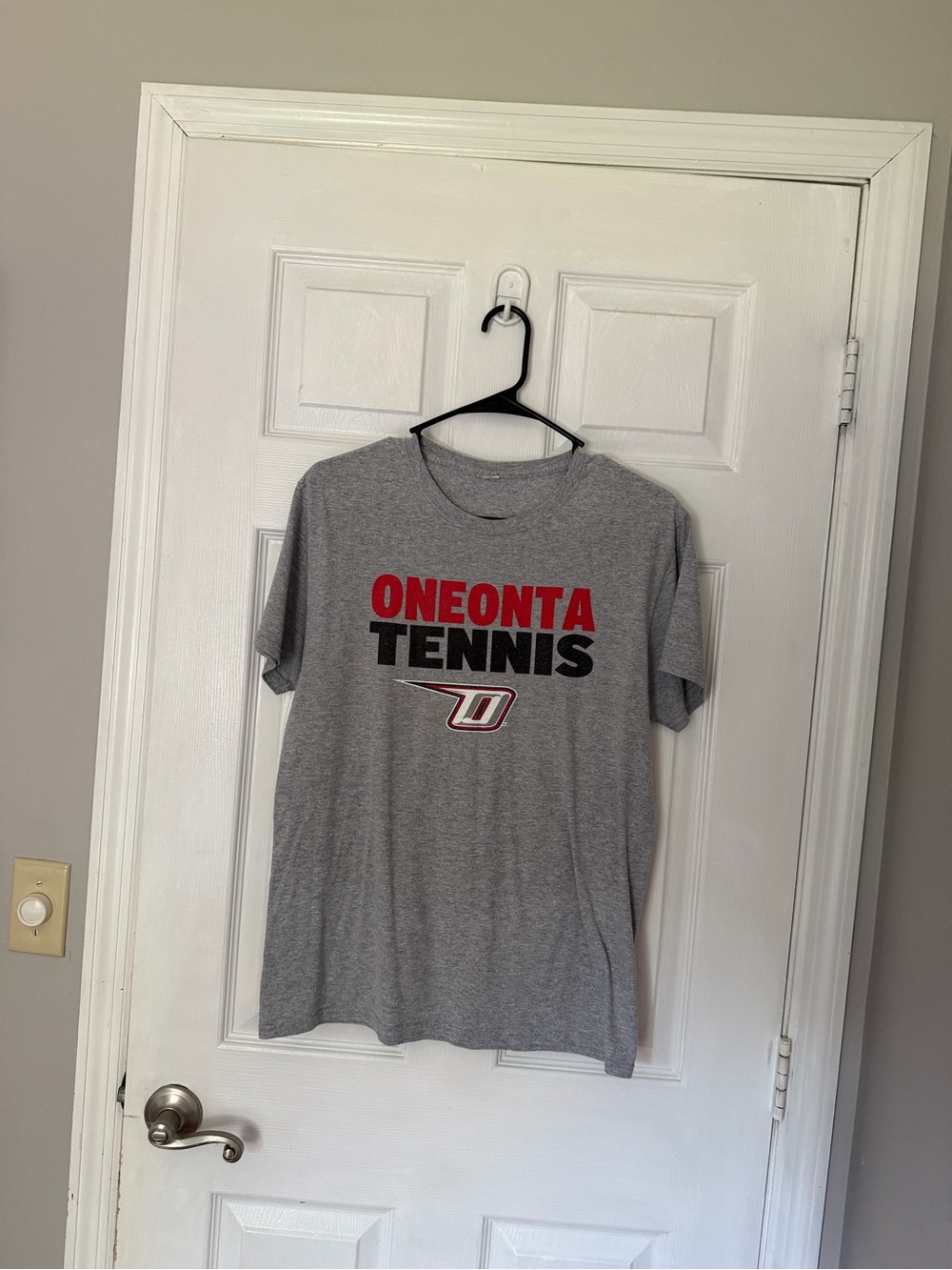 Oneonta Tennis Gray Graphic Tee